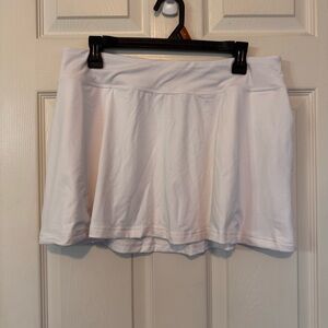 Adidas Club Tennis Skirt Size XL White Athletic Climacool Stretch Pockets NWT